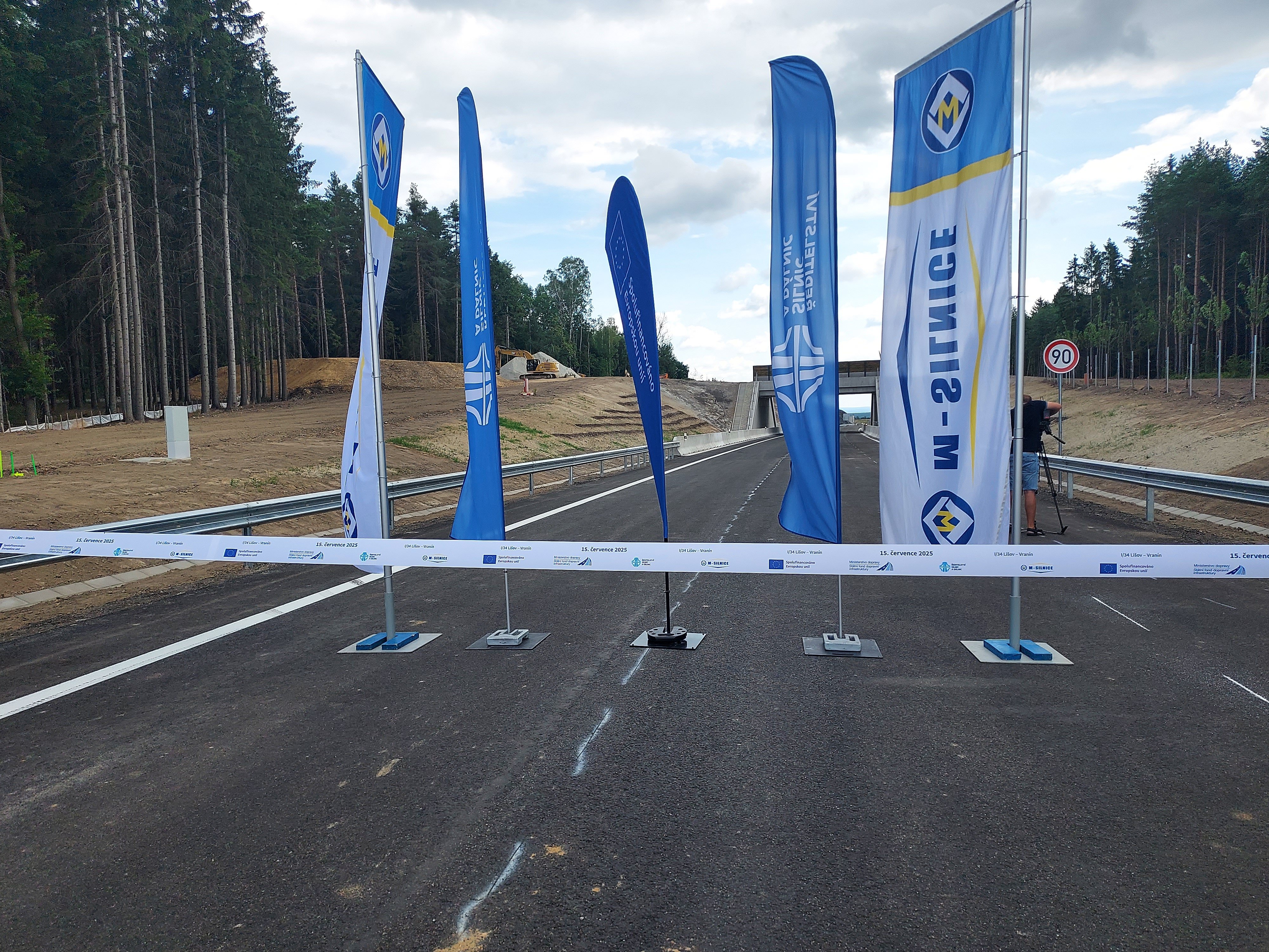 Obchvat jihočeského Lišova na silnici I/34 předán do provozu